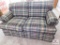 Country plaid loveseat
