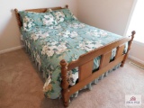Modern oak bed/ full-size