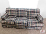 Country plaid sofa