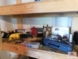 Misc.. Tools 2 miter boxes, saw, torch kit, furniture finish kit