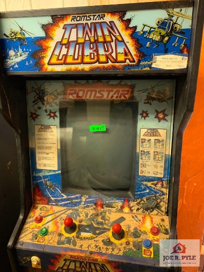 twin cobra arcade game "no keys"