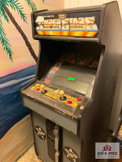 WWF superstars arcade machine "no keys"