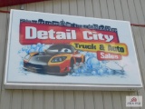 Lighted 6'x10' aluminum & polycarbonate Box Sign