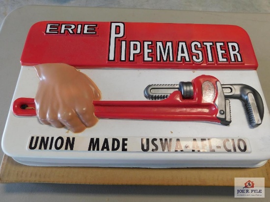 Erie 1960s pipe master sign