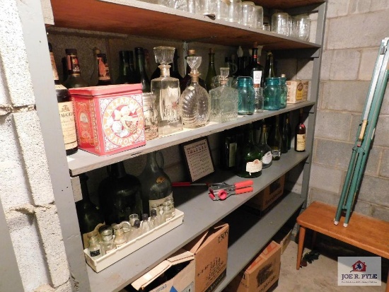 Shelves of Bottles and jars