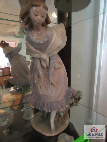 lladro lady looking down