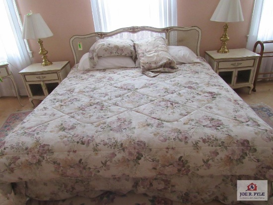 french perenial king size bed