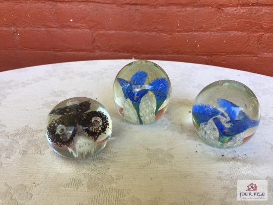 3 paperweights