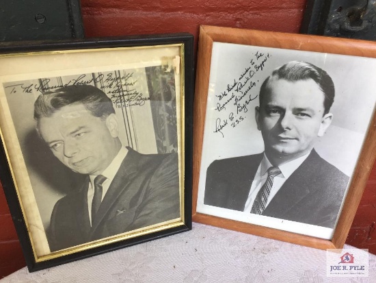 2 photograph/autographs of Robert S. Byrd