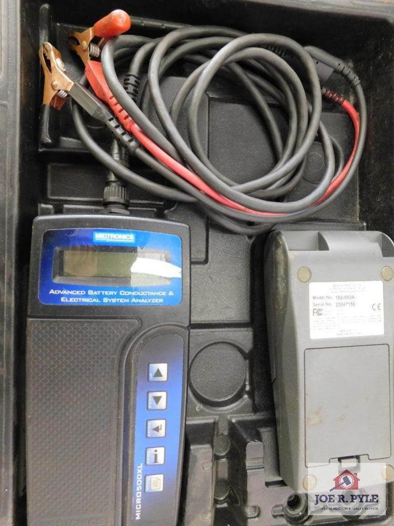 midtronics battery tester printout with warranty code