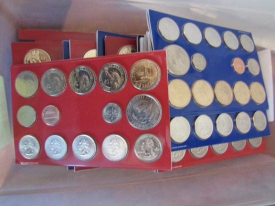 Coins, Tokens, US Currency, Knives, & Collectables