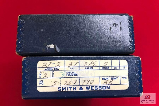 Lot of 2 Smith and Wesson Empty Boxes