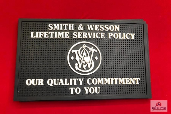 Lot of 4 Smith and Wesson Dealer's Counter Mats