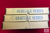 Lot of 3 Smith and Wesson Heritage Series Gold Box - unlabeled