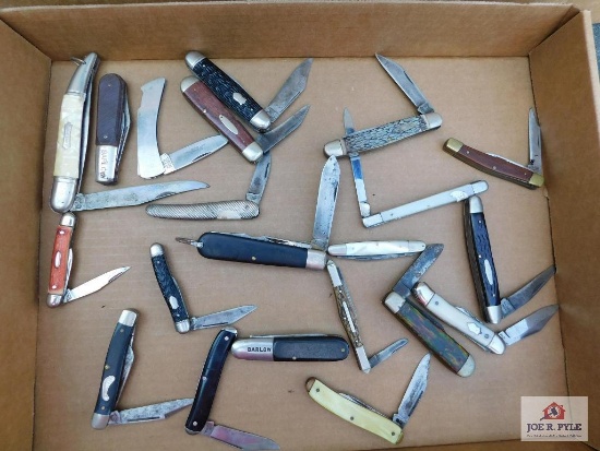 Collection of knives (some K-Bar ,Case, Shrade)