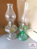 Vintage oil lamps