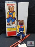 Ernest the trapeze bear