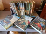 Bobbsey Twins and Hardy boy books w/bookends