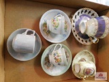 Collection of porcelain cups