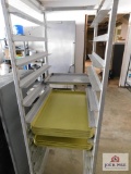Cooling/storage rack w/ trays