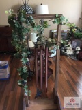 Wind chime and wood hanger