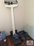 Healthometer scale and exercise items