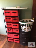 Storage unit, basket, 3 drawer stand