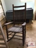 Vintage wood rocking chair