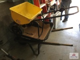 Wheel barrel and lawn cart