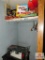 Contents Of Closet- Childs Skis, Coca-Cola Truck And Cars Set, Board Games, Wv Clock, Ball, And