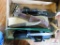 Collection Of Knives, Pocket Knives, Gun Cleaning Rod And Knife Sharpener