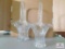 10 And 12 Inch Wheel Cut Glass Baskets