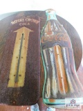 Vintage Coca-Cola And Royal Crown Cola Advertising Thermometers