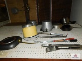 Assorted Pots And Pans And Campfire Waffle Irons