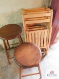 Wooden Folding Chairs And Stools