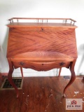 Antique Drop Front Desk W/Key