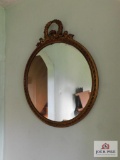 Antique Round Mirror