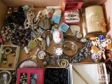 Assorted Costume Jewelry, Vintage Cameo Broch, Bulova Ladies Watch