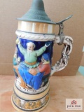 German Stein And Music Box