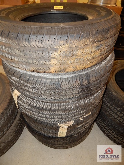 Goodyear tires 225/75R16 x 6