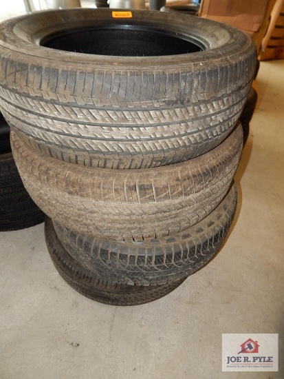 Lot of 4 misc. tires