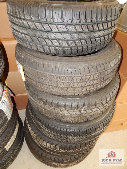1 lot of 6 misc. tires