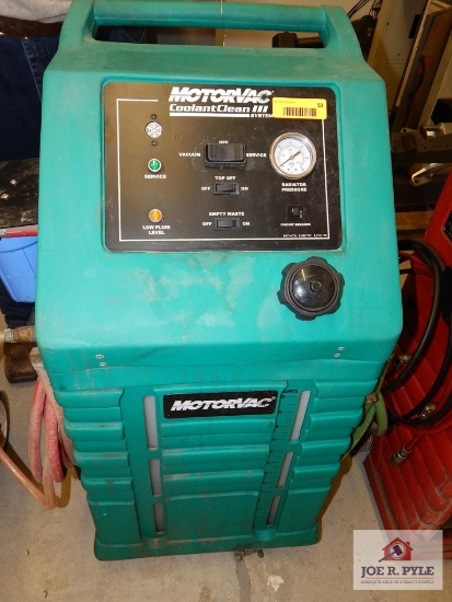 Motorvac coolant clean system