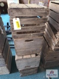 ? 6 Wooden Apple Crates