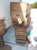 ? 6 Wooden Apple Crates