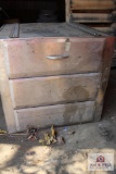 Metal cabinet with drawers
