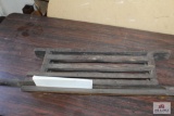 1 lot of old time paper cutter, extension cord, hand tools