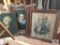 Lot George and Martha Washington prints and two ornate frames