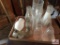 Lot oil lamp chimneys