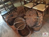 Lot vintage baskets
